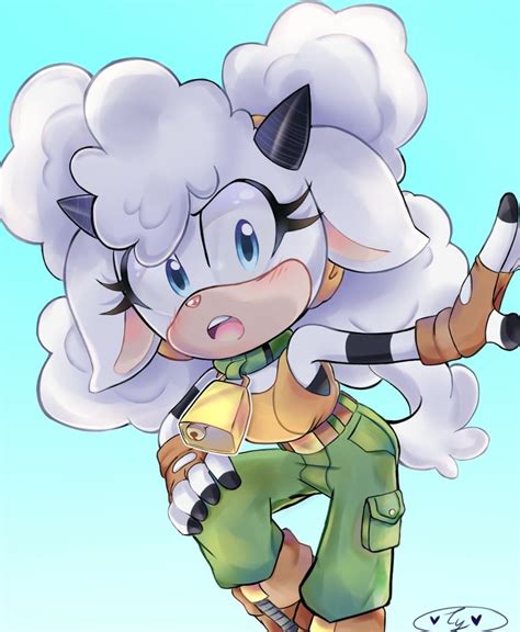 Lanolin The Sheep Sonic And 1 More Drawn By Krystalstar70 Danbooru