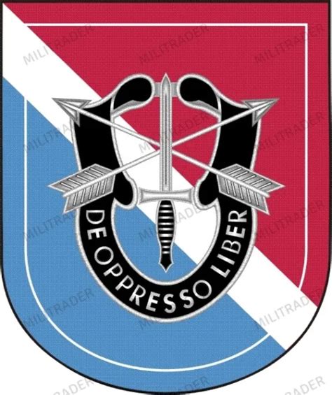 Us Army 10th Special Forces Group Airborne Self Adhesive Vinyl Decal