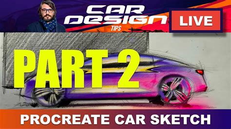 Sketching Cars Live Procreate Car Sketch Part2 Luciano Bove Sketches