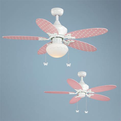 44 Vaxcel Alice Pink And Daisy Print Ceiling Fan N0492 Lamps Plus