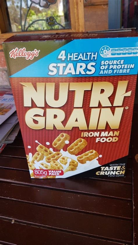 Kelloggs Nutri Grain Cereal Box 805g Value Pack Empty Ebay