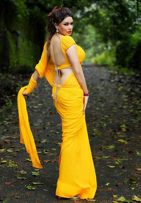 Backless Indian Saree Blouse Style Designers Saree Angel
