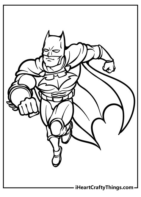 Batgirl Coloring Pages For Kids Printable