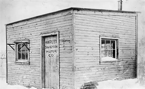 The First Factory Of Harley Davidson 1903 ~ Vintage Everyday