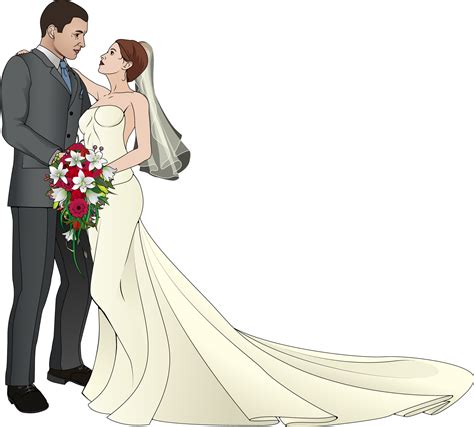 Clip Freeuse Download Clip Art Bride Transprent Png Wedding Couple