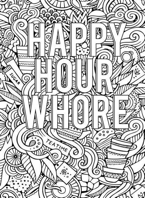 Search through more than 50000 coloring pages. Best 23 Coloring Pages for Adults Curse Words - Home ...