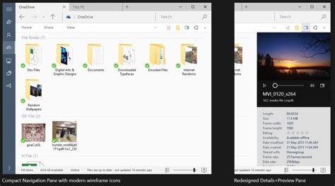 Windows 10s File Explorer Looks Modern In New User Concept