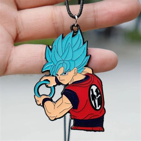 Quality designs downloaded from gamebody marketing license is attached Dragon Ball Z Goku Blue Kamehameha Pendant Jewelry ...