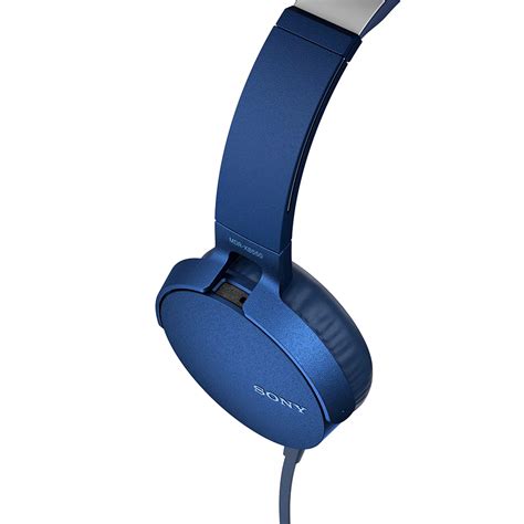 Sony is committed not only to offering products, services and content that deliver exciting experiences but also to working towards our goal of a zero environmental footprint throughout our business activities. Sony MDR-XB550AP Extra Bass Blue - купить наушники в Москве