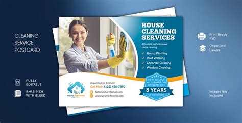 Cleaning Service Eddm Postcard Design Template This Cleaning Service