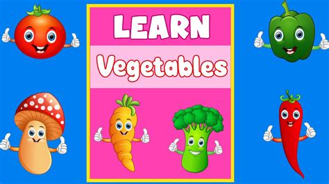 Learn Vegetables Name In English For Kids Early Education Hub Youtube
