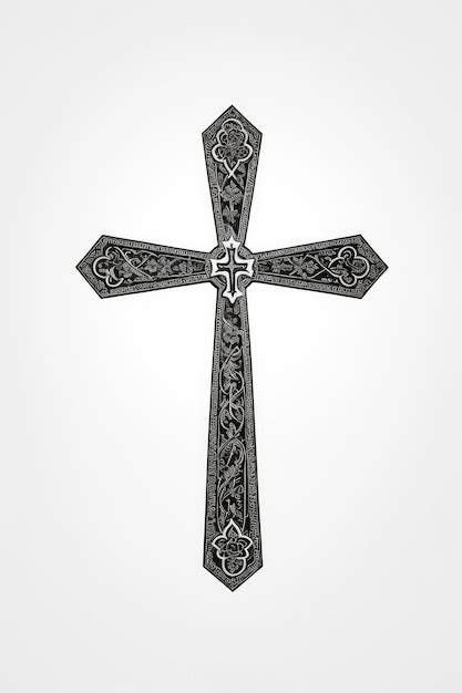 Premium Photo Christian Cross Logo Illustration