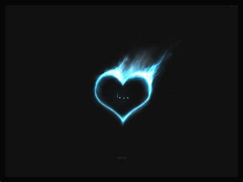 Emo Love Heart With Black Background 70099 Hd Wallpaper