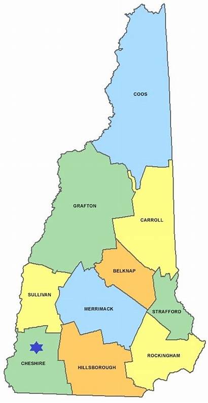 Hampshire Map County Maps Nh Counties State
