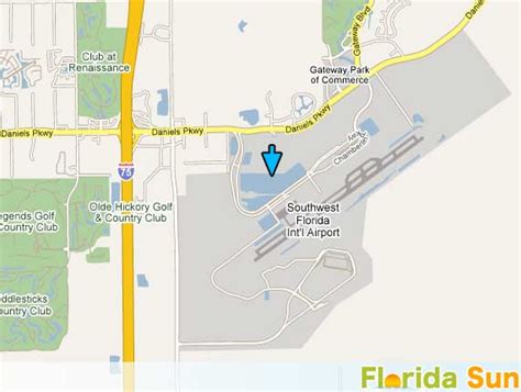 Fort Myers Airport Rsw Rental Car Map
