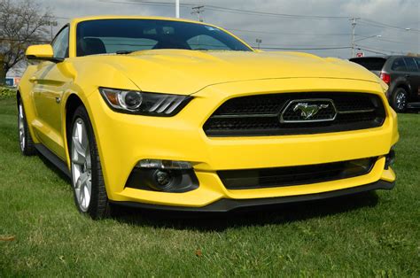 Triple Yellow 2015 Ford Mustang Gt Fastback Photo