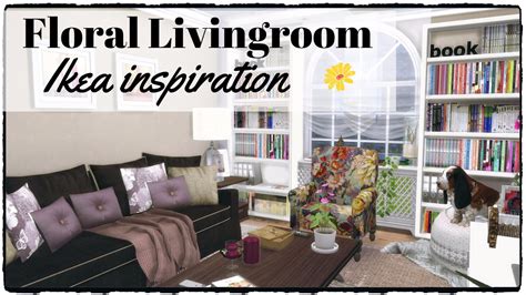 Sims 4 Floral Livingroom Ikea Inspiration Download Cc Creators