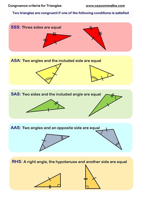 .triangle congruence gh triangle congruence worksheet #1 for each pair of triangles, tell which postulates, if any, make the triangles congruent. Similar Shapes and Congruence | Geometry worksheets, Math ...