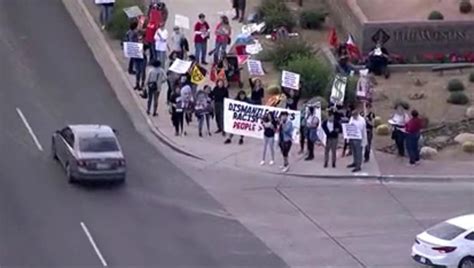 Liberals Protest As Conservative Legislative Group Gathers In Arizona