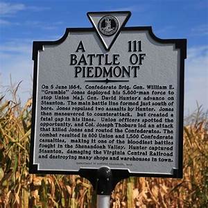 Battle Of Piedmont Historical Marker