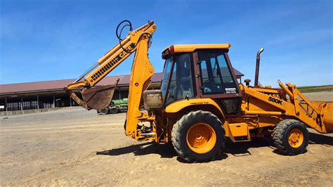 1987 Case 580k Backhoe Loader W Extenda Hoe 4x4 For Sale Inspection