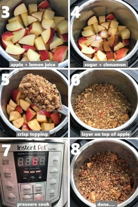 The best apples for apple crisp are firm apples, so they withstand the pressure cooking method. Instant Pot Apple Crisp (Video) | Foodies Terminal ...