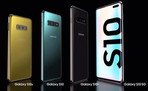 Samsung Galaxy S10 S10 Plus And S10e Available Colors Android Infotech