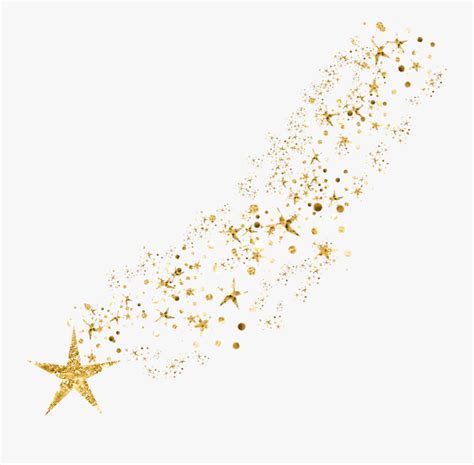 Glitter Gold Stars Png Free Transparent Clipart Clipartkey