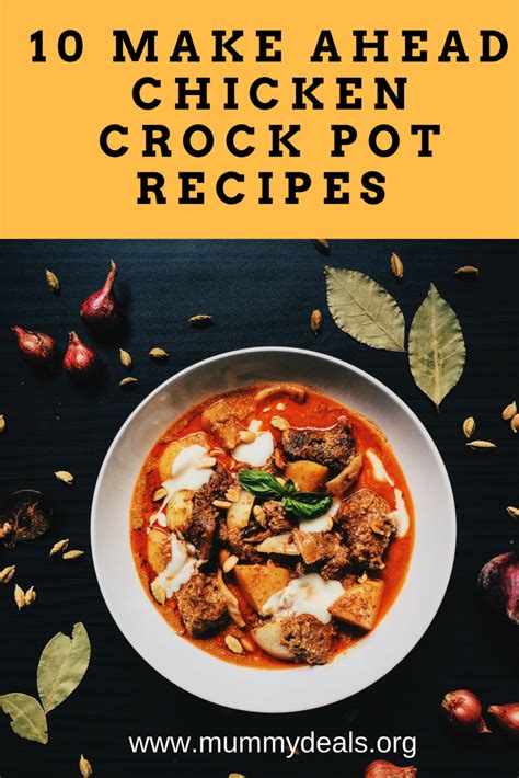 Return the skillet to medium heat. Make Ahead Chicken Crock Pot Recipes - The Complete Recipes