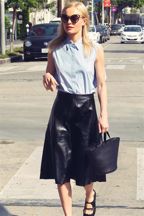 Kate Bosworth Out In Los Angeles Leather Celebrities
