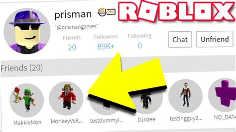 Adding PRISMAN As A FRIEND On Roblox Roblox Assassin YouTube
