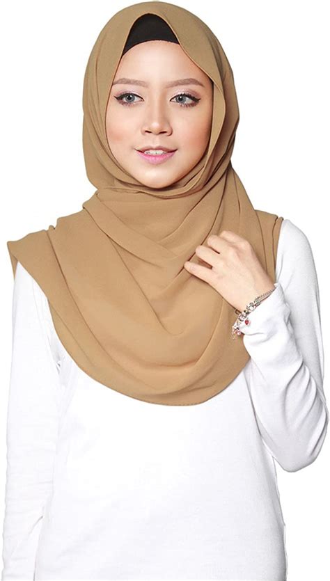 safiya hijab kopftuch für muslimische frauen i islamische kopfbedeckung 75 x 180 cm i damen