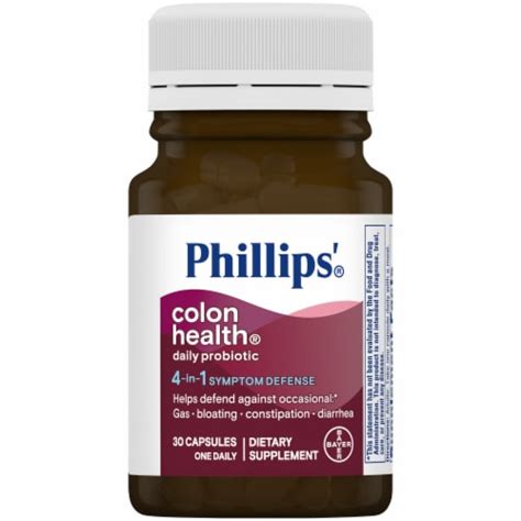 Phillips Probiotics Colon Health Daily Capsules 30 Ct King Soopers