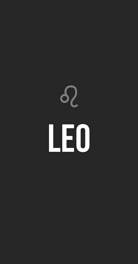 leo black life simple star signs white white on black zodiac hd phone wallpaper peakpx