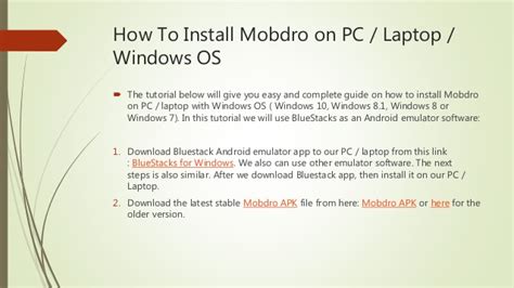How To Install Mobdro On Windows 10 Operffix
