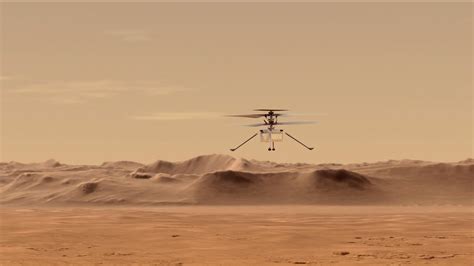 Nasas Ingenuity Mars Helicopter Attempting The First Powered Flight