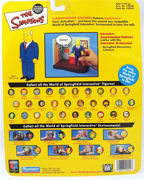 The Simpsons Playmates Superintendent Chalmers Series 8