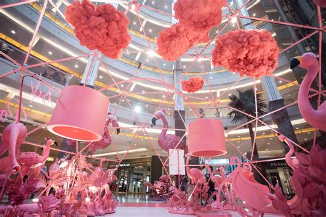 Pink Paradise X Mas Vm Mall Decor Installation On Behance