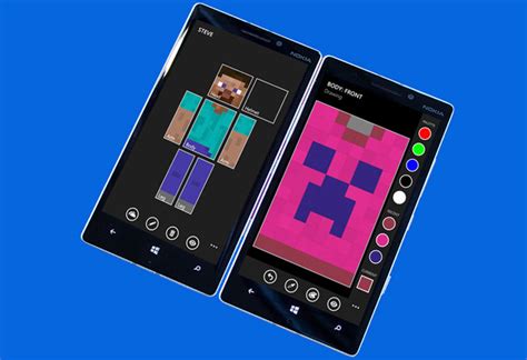 So each part that you want your. Create Minecraft skins on your Lumia | Microsoft Devices Blog
