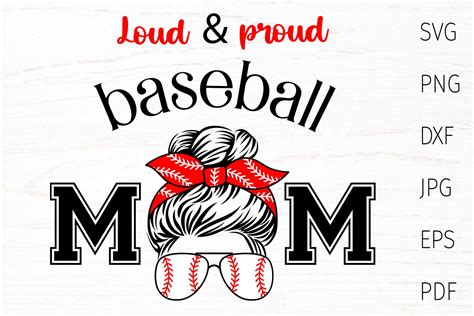 Printing And Printmaking Sublimation Transfer Loud And Proud Baseball Mom Craft Supplies And Tools