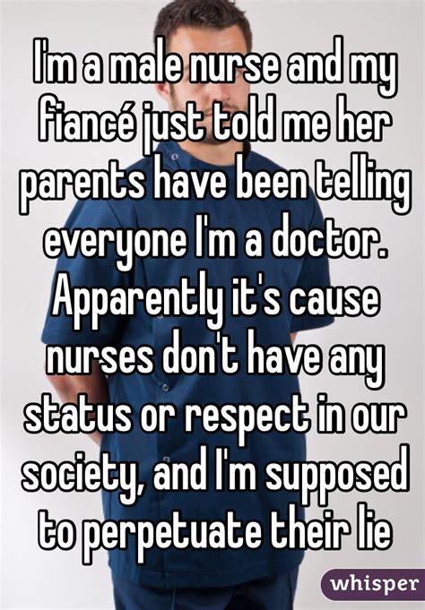 Im A Male Nurse And My Fiancé Just Told Me Her Parents Have Been