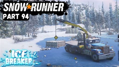 Trying To Break The Ice Snowrunner Custom Difficulty Part 94 Youtube