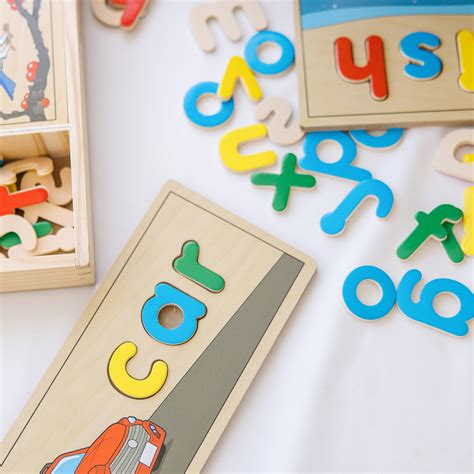 Buy Melissa And Doug See And Spell Wooden Educational Toy With 8 Double