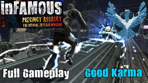 Infamous Precinct Assault D Flash Game Good Karma Full Gameplay