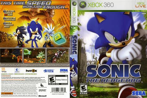 Image Sonic The Hedgehog 2006 Box Artwork Us Front And Back 1