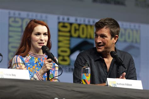 Felicia Day Nathan Fillion Felicia Day And Nathan Fillio Flickr