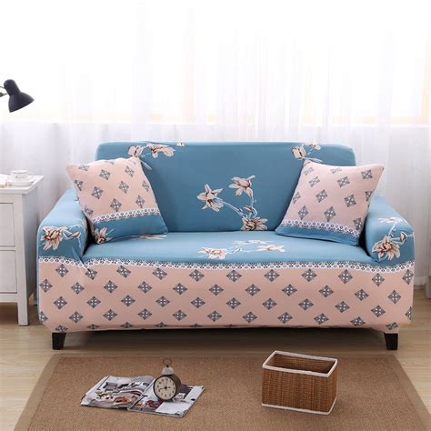 Solid color sofa covers modern elastic corner couch cover slipcovers protector. Home Hotel Modern Sofa Cover Minimalism Floral Cartoon ...