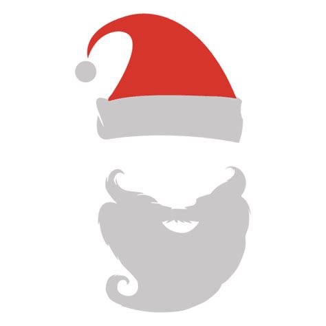 Santa Claus Hat And Beard Transparent Png And Svg Vector File