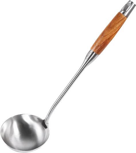 Newness 304 Stainless Steel Long Soup Ladle 24 Oz
