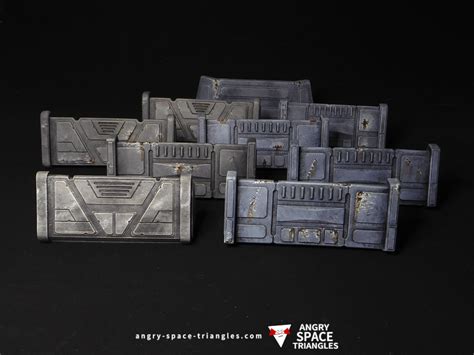 Painted Barricades From Star Wars Legion Core Set